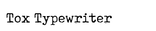 Tox Typewriter