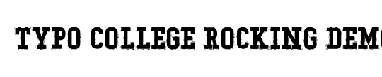 Typo College Rocking Demo