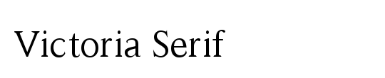 Victoria Serif