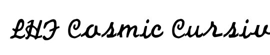 LHF Cosmic Cursive