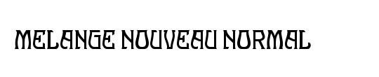 Melange Nouveau