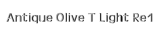 Antique Olive T Re1