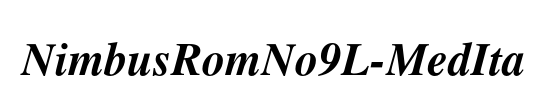NimbusRomNo9L