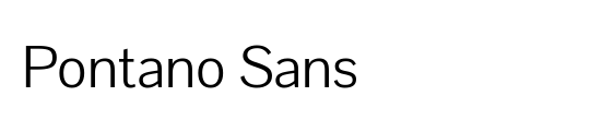 Pontano Sans
