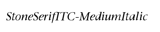 StoneSerifITC