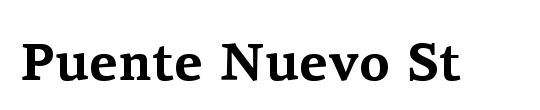 Puente Nuevo St