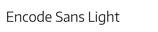 Encode Sans