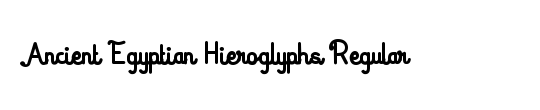 Ancient Egyptian Hieroglyphs