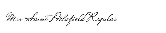 Mrs Saint Delafield
