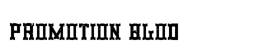 Promotion Blod