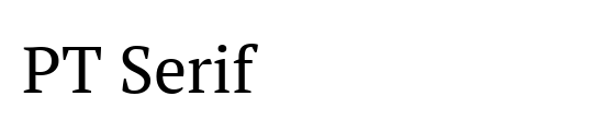 PT Serif
