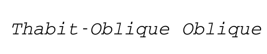 Thabit-Oblique