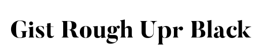 Gist Rough Upr Black