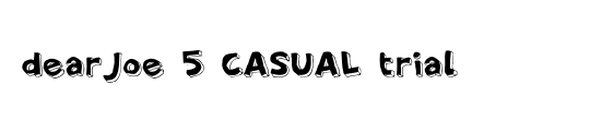 dearJoe 5 CASUAL trial