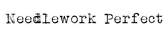 Needlework Perfect