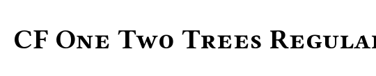 CF One Two Trees