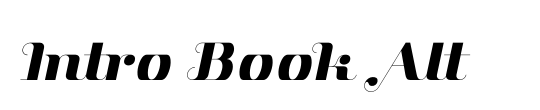 Intro Book Alt