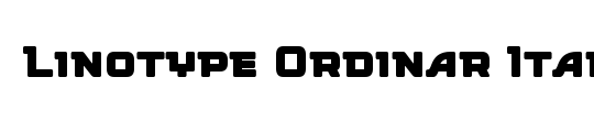 LinotypeOrdinar