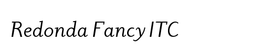 Redonda Fancy ITC