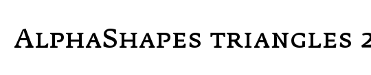 AlphaShapes triangles 2