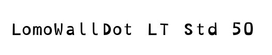 LomoWallDot LT Std 50