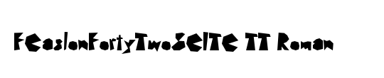 FCaslonFortyTwoSCITC TT