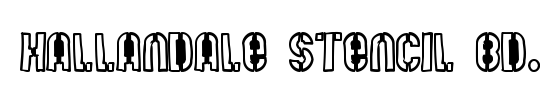 Hallandale Stencil Bd. It. JL