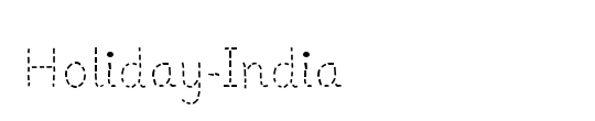 Holiday-India