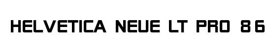 Helvetica Neue LT Pro