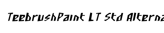 TeebrushPaint LT Std Alternate