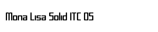 Mona Lisa Solid ITC OS