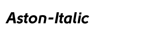 Aston-Italic