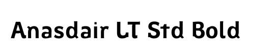 Anasdair LT Std Bold