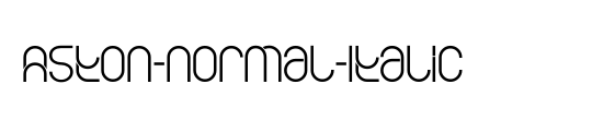 Aston-Normal-Italic