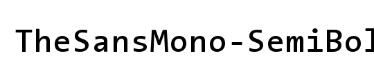 TheSansMono-