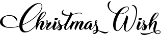 Christmas Wish Calligraphy
