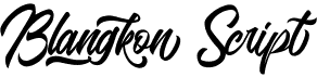 Blangkon Script