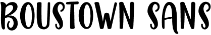 Boustown Sans