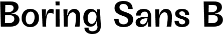 Boring Sans B