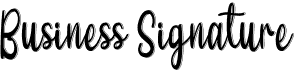 Business Signature