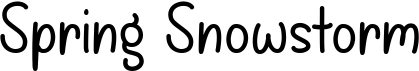 Spring Snowstorm