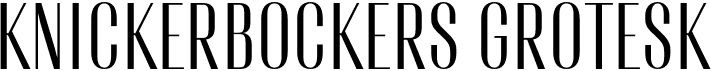 TT Knickerbockers Grotesk