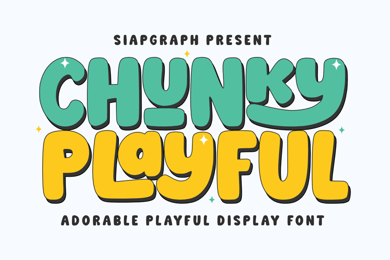Chunky Playful illustration