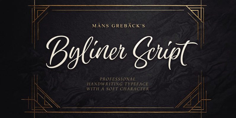 Byliner Script illustration