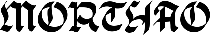 Morthao Typeface
