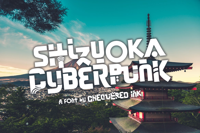 Shizuoka Cyberpunk illustration