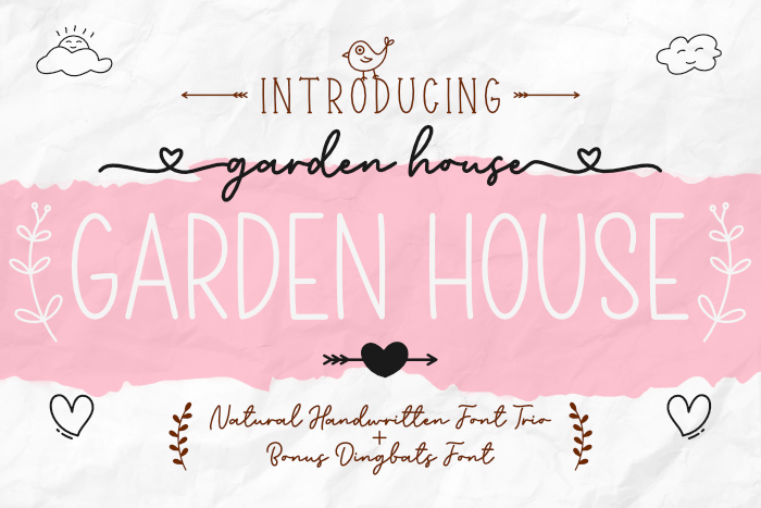 Garden House Serif illustration