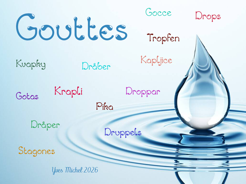 Gouttes illustration