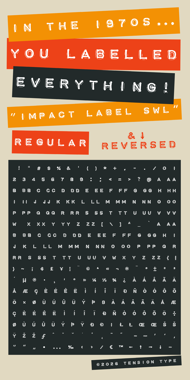 Impact Label SWL illustration