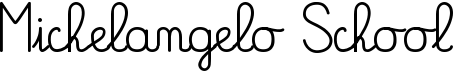 Michelangelo School Handwri